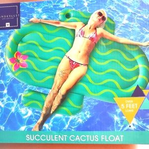 Wanderlust inflatable succulent Cactus Pool float raft over 5ft